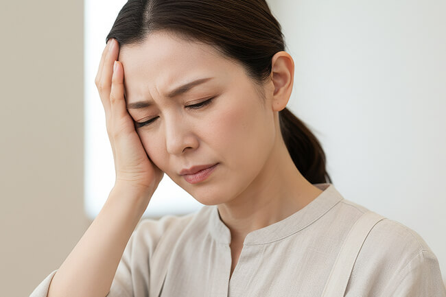 更年期障害による肌の衰え